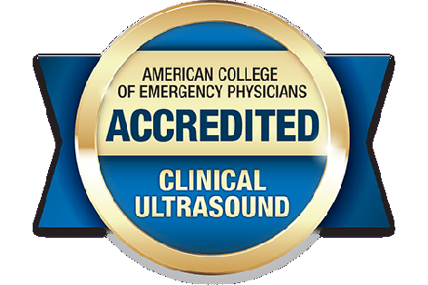 American College of Emergency Physicians Accredited Clinical Ultrasound
